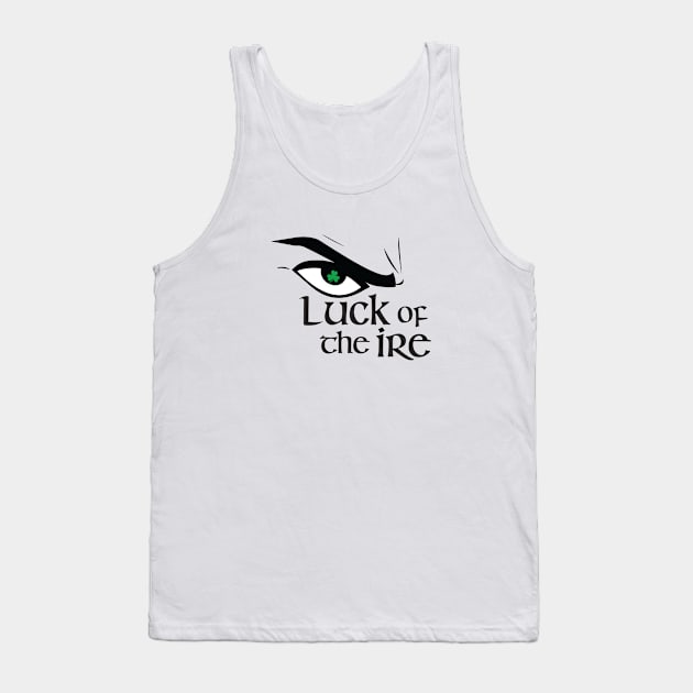 Luck of the Ire Tank Top by Jon McBrine